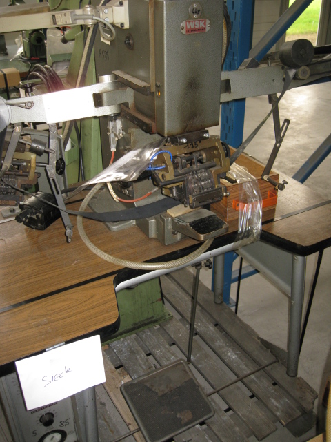 WSK Typ 105 lining stamping numbering machine with foil device