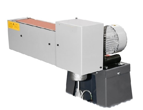 SIECK 1500-120 Sanders with swiveling belt for dry processing of metal, wood and plastic materials (with the adoption of appropriate abrasive belts). Abrasive belt: 120 x 1500 mm, Version with base or workbench, 2 speeds 1400/2800 r/pm, brandnew