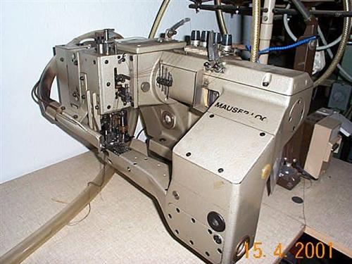 MAUSER SPEZIAL Kl. 41-47411 01x 7.0 - 34/03-918/07-920/50-925/024 needle feed down the arm chain stitch sewing machine with chain trimmer