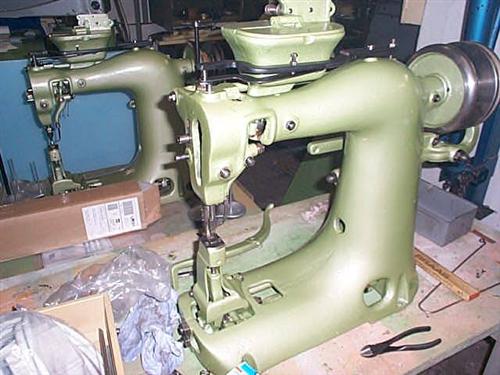 PROTOS Typ 604 heavy duty puritan three needle vamp or cricked ball sewing machine