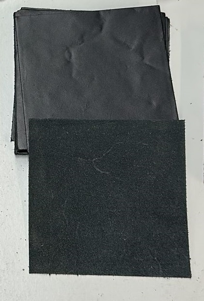 Fingertabs backing leather for the bow sport Tab calf leather 10 x 10 cm thickness 1 mm to create your tab in colour natural - minimum order 2/3 pieces + freight costs