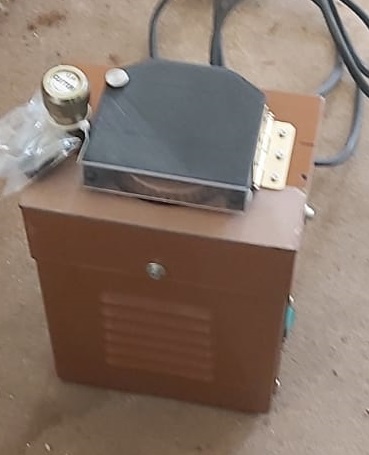 GALLI AP edge trimming, roughing and polishing unit 220 V, with heigth adustable tools mecanism, rebuilt