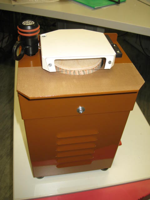 GALLI AP edge trimming, roughing and polishing unit 220 V, with heigth adustable tools mecanism, rebuilt