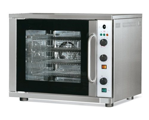 GINEV Typ ORTHO 300 Umluftofen zum aktivieren von Tiefziehfolien, 2500 Watt Leistung, Größe der Klappe 510 x 460 mm, Edelstahl Konstruktion, Zeituhr bis 120 Minuten, Temperatursteuerung bis 300 Grad, 4 Regale 435 x 325 mm