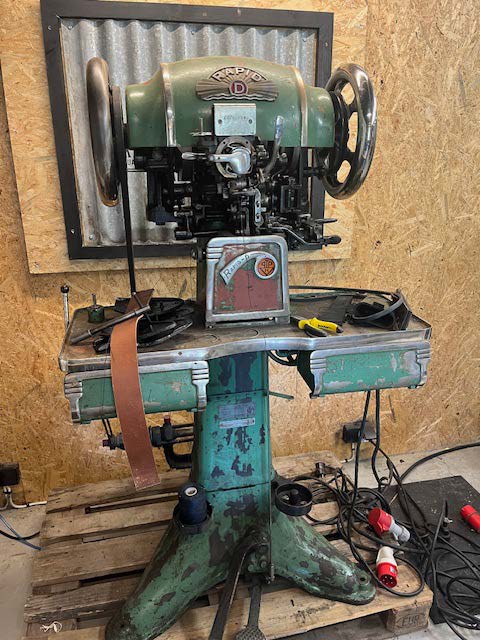 VERKAUFT! PEDERSEN RAPID D 316 schwere Doppelmaschine Nähdicke 20 mm Maschine funktionsgeprüft
